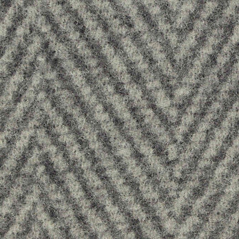 Grey Herringbone Jacquard, Polyester, 370 gsm