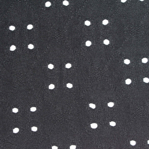 White Dots Jacquard, Polyester, 190 gsm