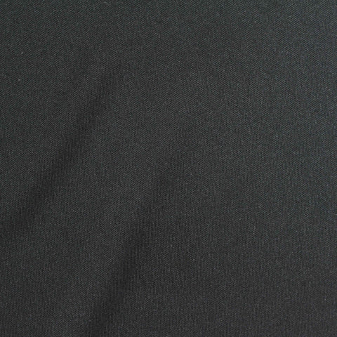 100% Polyester Jersey Knit Fabric, 155 gsm — Black