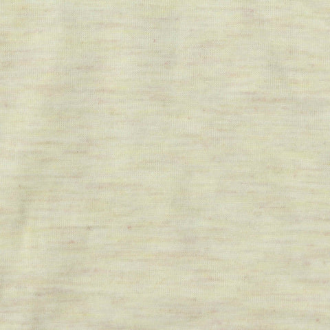 Light Cream Marl Jersey Knit, Polyester, 150 gsm, 185 cm