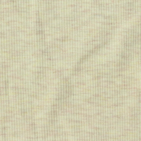 Polyester Stretch Rib Knit Fabric, 300 gsm, 130 cm — Beige