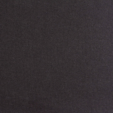 Brushed Viscose Acrylic Stretch Rib Knit Fabric, 310 gsm, 188 cm — Grey