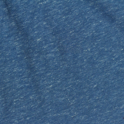 Polyester Linen Jersey Knit Fabric, 160 gsm, 170 cm — Blue, ref EF-276923