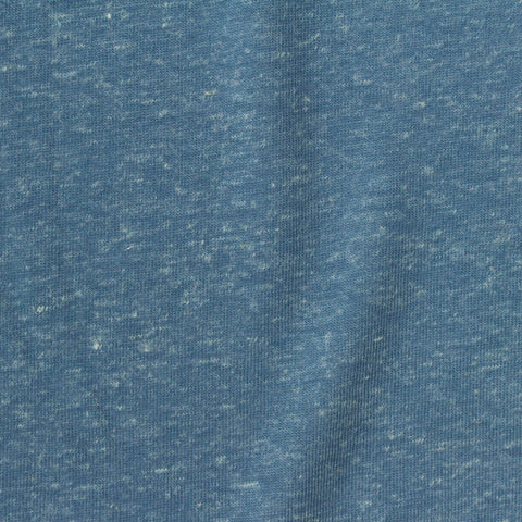 Polyester Linen Jersey Knit Fabric, 160 gsm, 170 cm — Blue, ref EF-276924