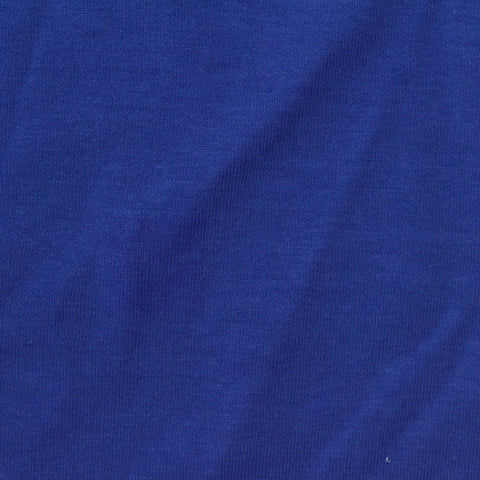 Cotton Polyester Scuba Knit Fabric, 320 gsm, 180 cm — Blue