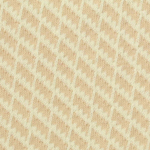 Beige Geometric Jacquard, Poly-Cotton