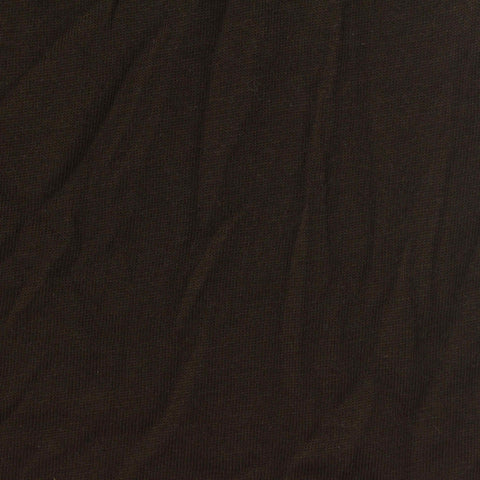 100% Cotton Jersey Knit Fabric, 130 gsm, 185 cm — Brown