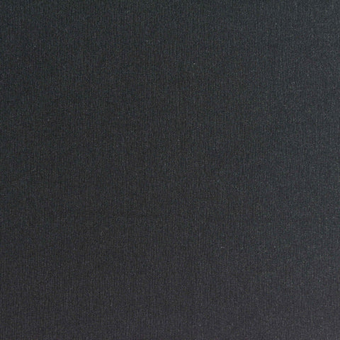 Polyester Stretch Crepe Fabric, 135 gsm, 155 cm — Black