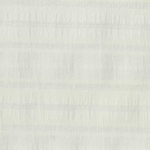 Off-White Horizontal-Stripe Crepe, Polyester