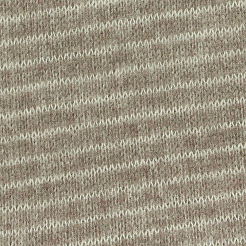 Light Brown Marl Chunky Knit, Poly-Viscose, 200 gsm