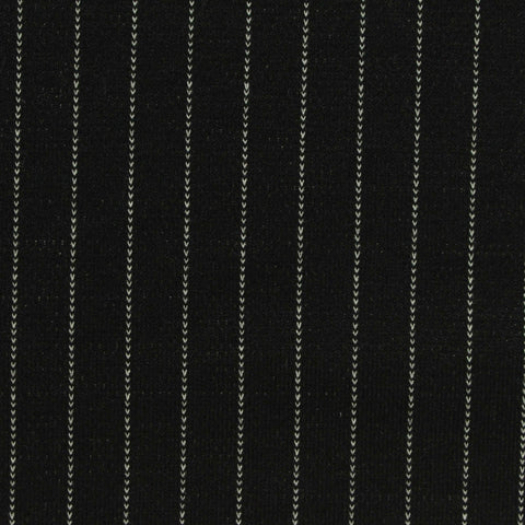 White Chevron Interlock Knit, Poly-Viscose