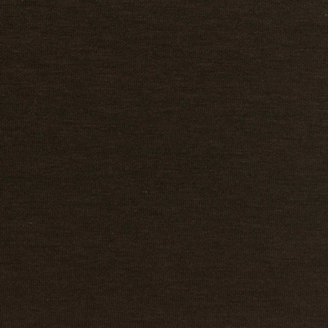 Polyester Cotton Blend Stretch Scuba Knit Fabric, 360 gsm, 180 cm — Brown