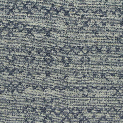 Jacquard Polyester Cotton Scuba Knit Fabric, 190 gsm, 150 cm — Blue