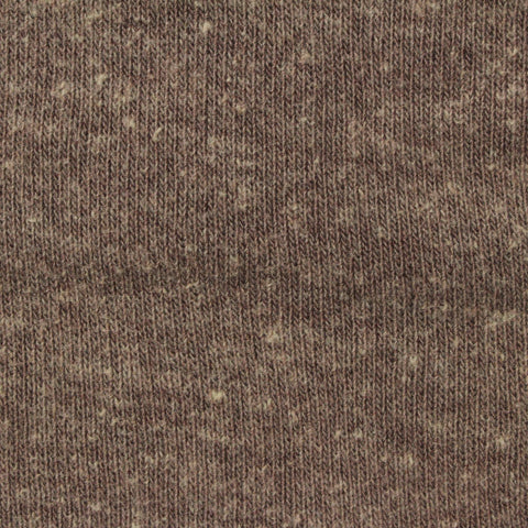 Brown Marl Jersey Knit, Poly-Cotton, 269 gsm