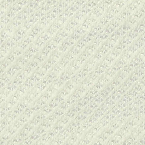 Off-White Geometric Chunky Knit, Poly-Cotton, 130 gsm