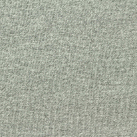 Light Grey Marl Jersey Knit, Cotton-Poly