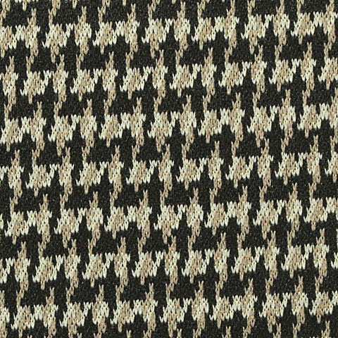 Dark Brown Fine-Houndstooth Jacquard, Polyester