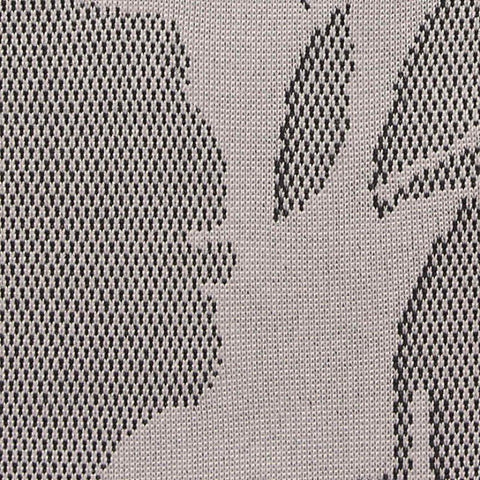 Dark Grey Birds Jersey Knit, Polyester