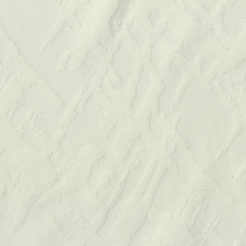 Cream Wavy-Line Pointelle Knit, Polyester