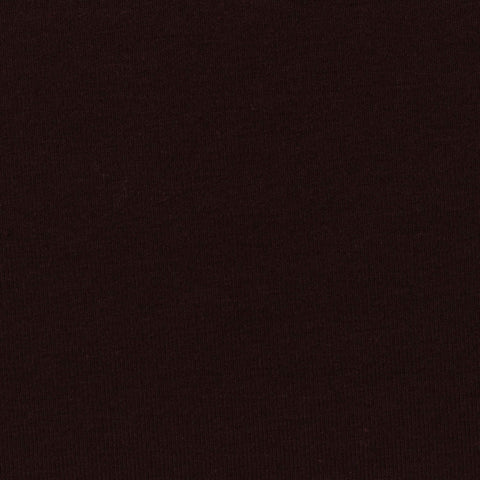 Polyester Cotton Stretch Rib Knit Fabric, 290 gsm, 165 cm — Brown