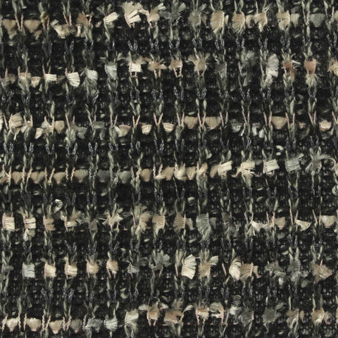 Black Marl Bouclé, Polyester, 246 gsm