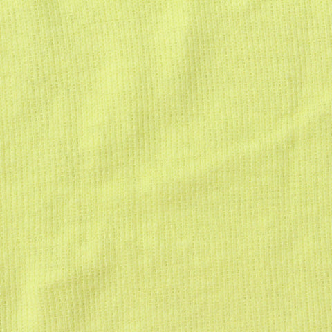 Slub Cotton Stretch Rib Knit Fabric, 200 gsm, 165 cm — Green