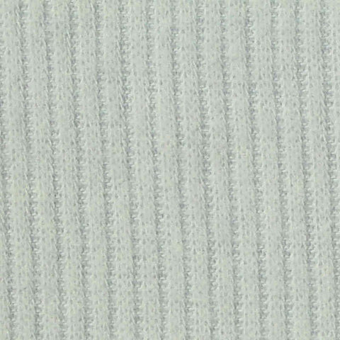 Brushed Polyester Viscose Stretch Rib Knit Fabric, 181 gsm, 172 cm — Green