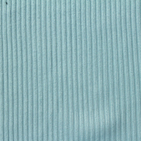Polyester Stretch Rib Knit Fabric, 180 gsm, 163 cm — Blue