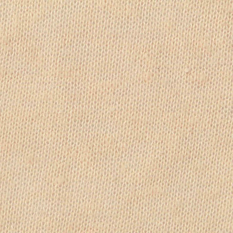 Slub Cotton Polyester Jersey Knit Fabric, 135 gsm, 166 cm — Beige