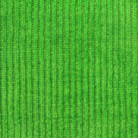 Polyester Stretch Chenille Fabric, 390 gsm, 125 cm — Green