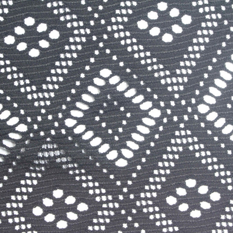 Black Diamond Jacquard, Polyester, 125 gsm, 155 cm, ref EF-278466