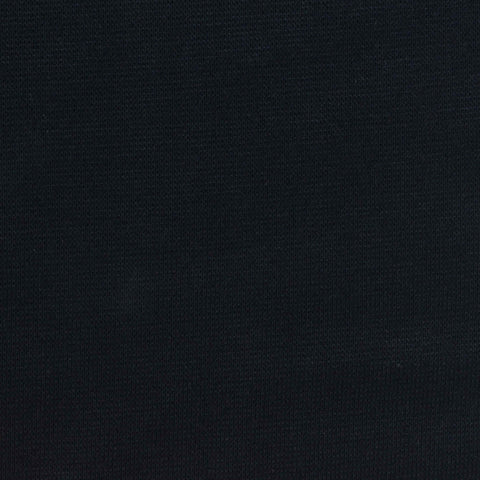 Polyester Stretch Rib Knit Fabric, 345 gsm, 170 cm — Black