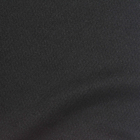 100% Polyester Birdseye Knit Fabric, 140 gsm, 178 cm — Black