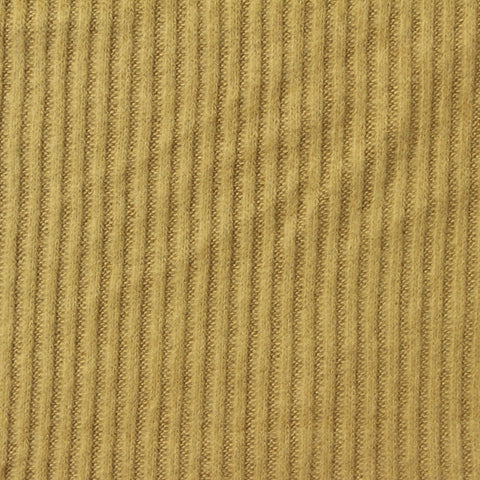 Brushed Viscose Polyester Stretch Rib Knit Fabric, 232 gsm, 150 cm — Khaki