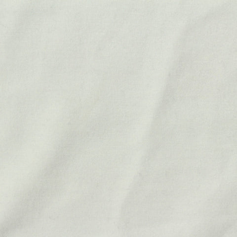 Polyester Viscose Stretch French Terry Fabric, 250 gsm, 160 cm — White