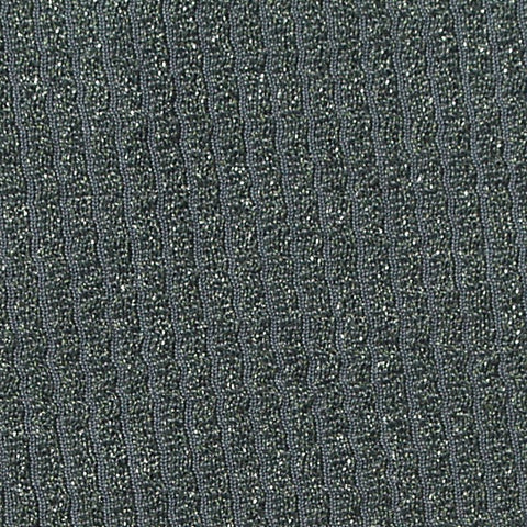 Grey Marl Rib Knit, Metallic-Nylon