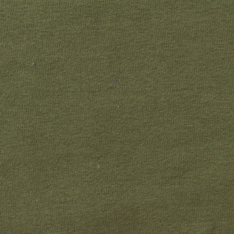Cotton Stretch Rib Knit Fabric, 435 gsm, 150 cm — Green