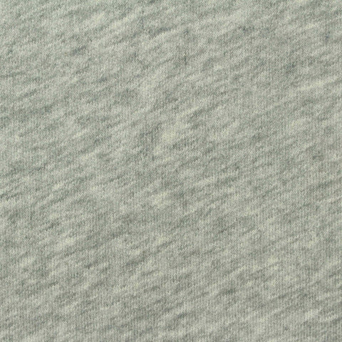 Light Grey Marl French Terry, Cotton-Poly, 200 gsm