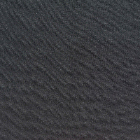100% Viscose Jersey Knit Fabric, 200 gsm, 170 cm — Black
