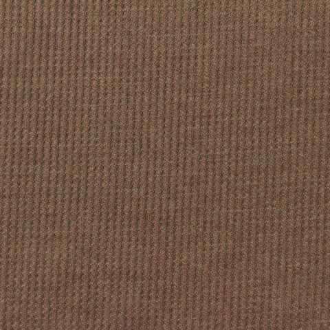Brown Heathered-Marl Waffle Knit, Poly-Viscose