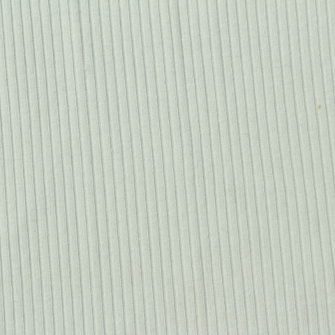 Cotton Polyester Stretch Rib Knit Fabric, 290 gsm, 130 cm — Green