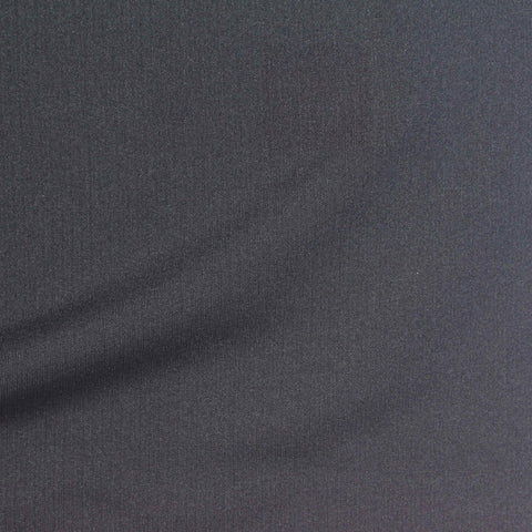 Polyester Stretch Rib Knit Fabric, 230 gsm, 150 cm — Navy