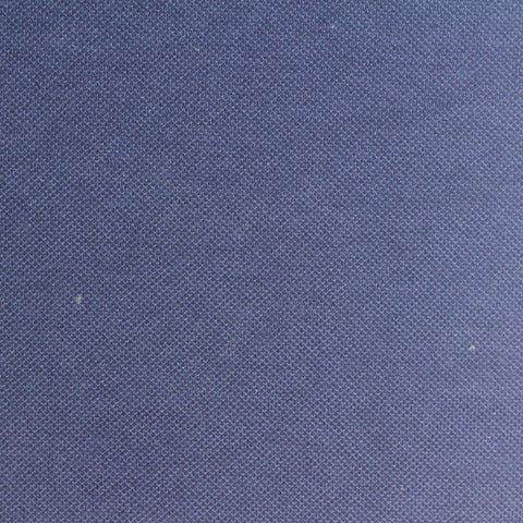 Cotton Polyester Stretch Piqué Knit Fabric, 145 gsm, 170 cm — Blue
