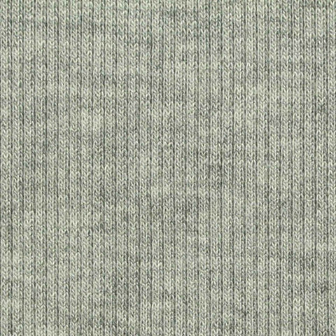 Grey Marl Rib Knit, Poly-Viscose, 335 gsm