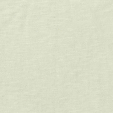 Slub Cotton Polyester Stretch Rib Knit Fabric, 210 gsm, 180 cm — White