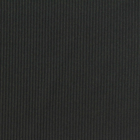 Black Ribbed Rib Knit, Polyester