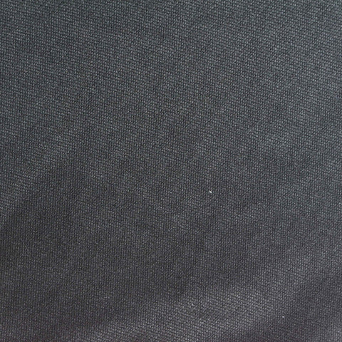 100% Polyester Piqué Knit Fabric, 180 gsm, 160 cm — Black