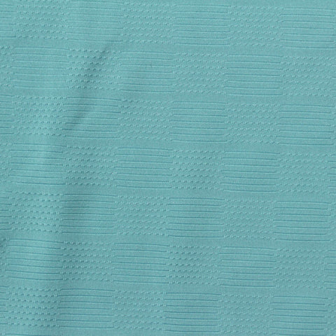 Jacquard Polyester Stretch Jersey Knit Fabric, 160 gsm, 160 cm — Blue