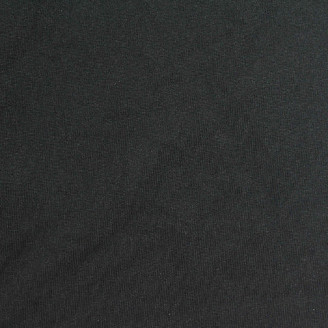 Polyester Stretch Milk Silk Knit Fabric, 165 gsm, 160 cm — Black