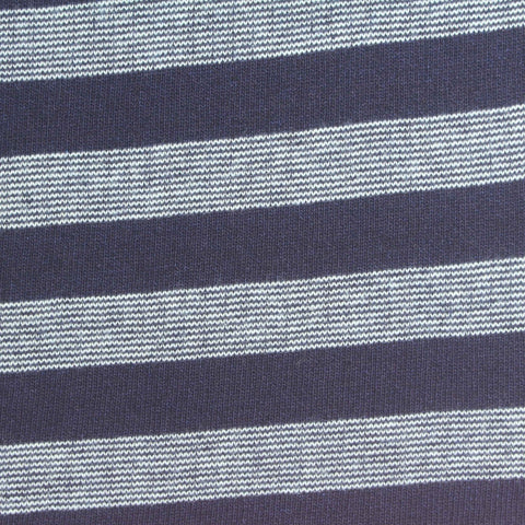 Striped 100% Cotton Denim Fabric, 260 gsm, 170 cm — Navy